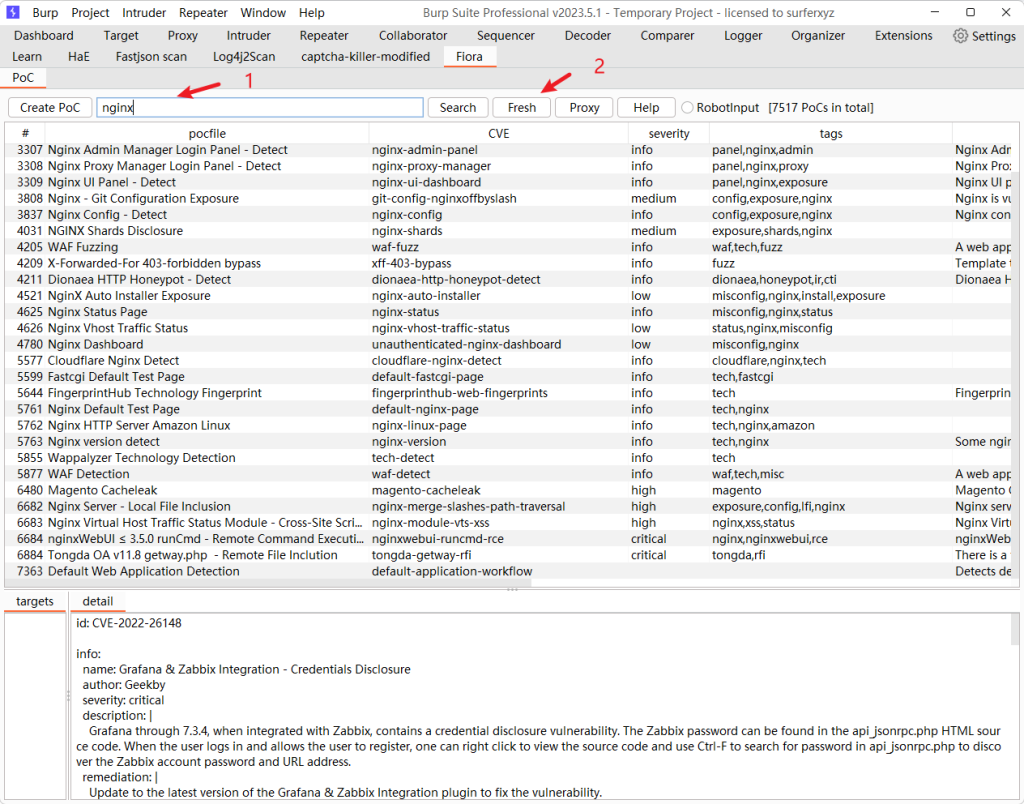 图片[3]-Burp插件Fiora联动nuclei